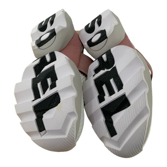 Sorel Kinetic Impact Strap Shoes Women 8.5 Perforated Scalloped Mesh Sneakers - Picture 8 of 9